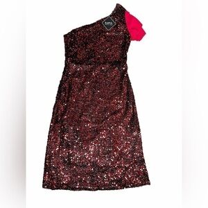 NWT Zaful Sequin Mini One Shoulder Dress
